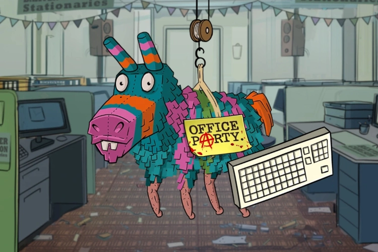 Office Party — party game para grupos na 5WIN